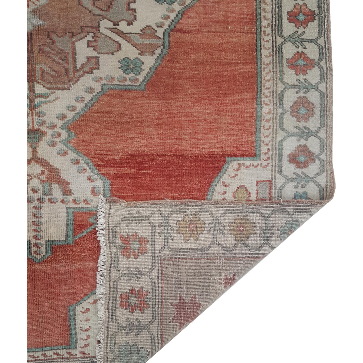 Pacific Anatolian 43261 Rust Ivory Transitional Hand Knotted Rug