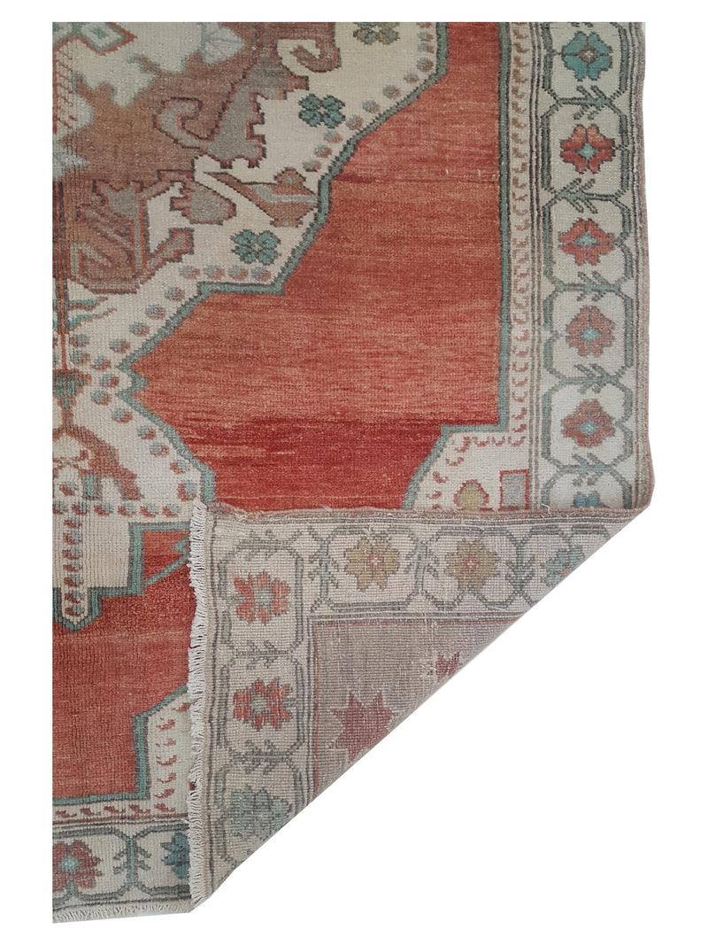 Pacific Anatolian 43261 Rust Ivory Transitional Hand Knotted Rug