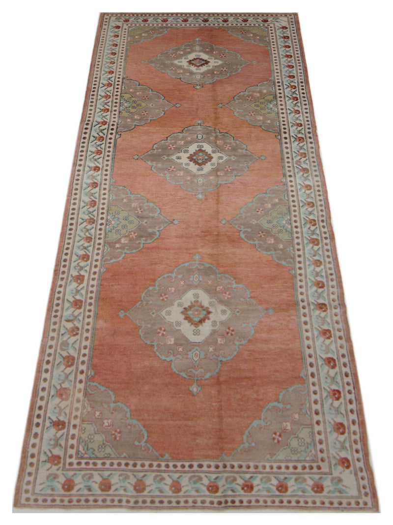 Pacific Anatolian 43264 Orange Ivory Transitional Hand Knotted Rug