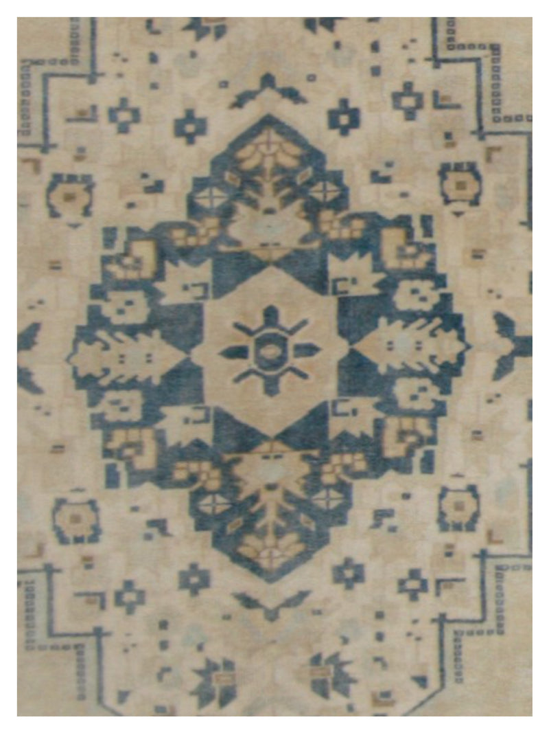 Pacific Anatolian 43265 Sand Blue Transitional Hand Knotted Rug