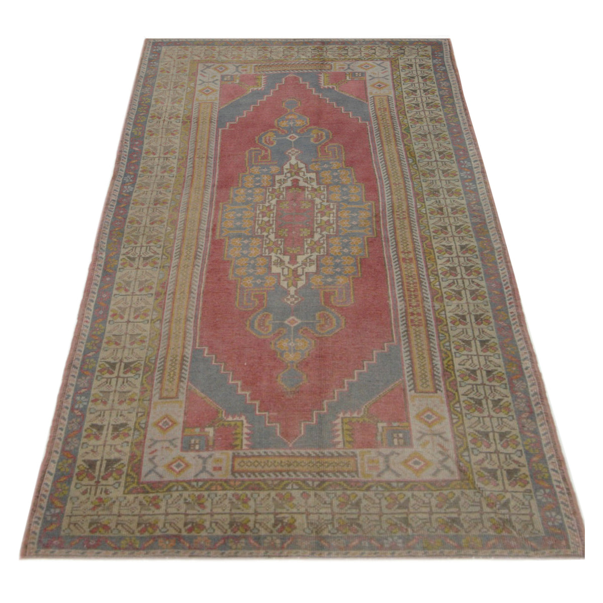 Pacific Anatolian 43266 Rust Beige Transitional Hand Knotted Rug