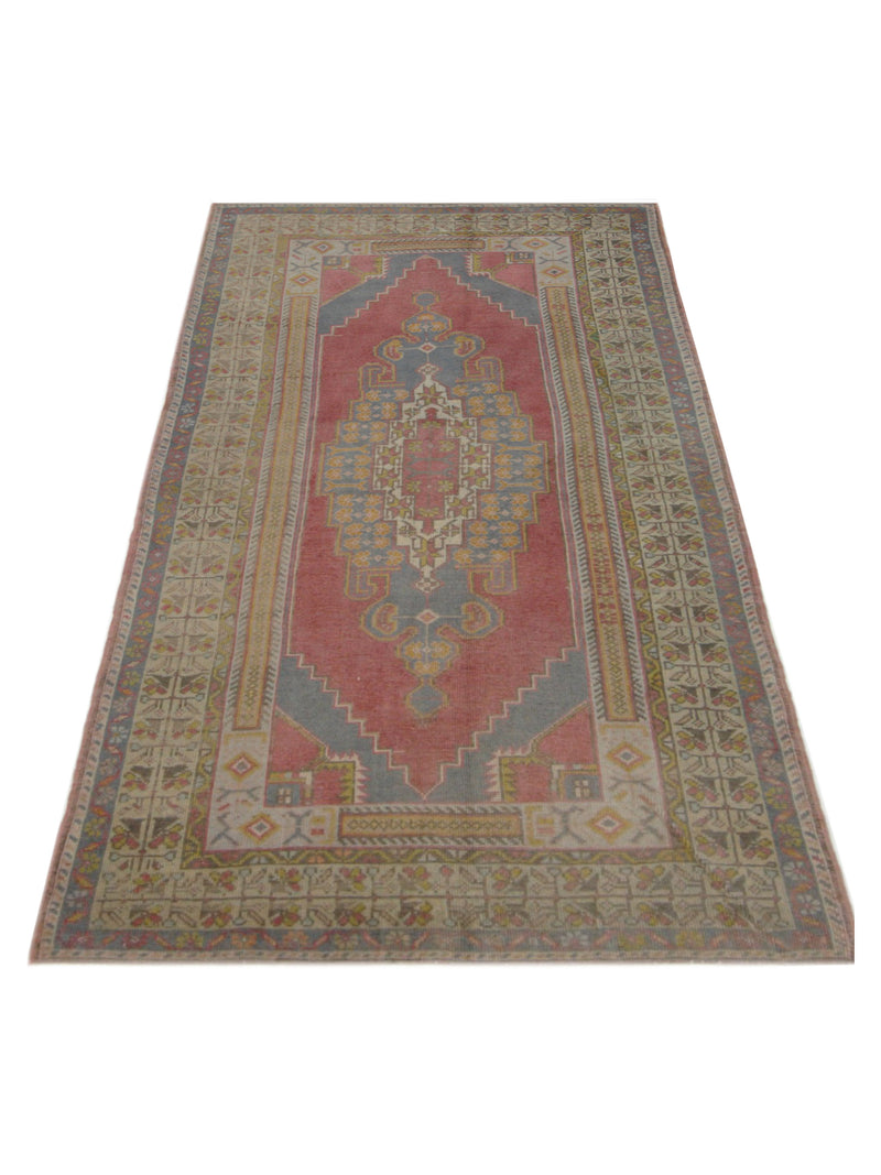 Pacific Anatolian 43266 Rust Beige Transitional Hand Knotted Rug