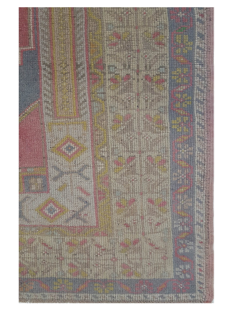 Pacific Anatolian 43266 Rust Beige Transitional Hand Knotted Rug