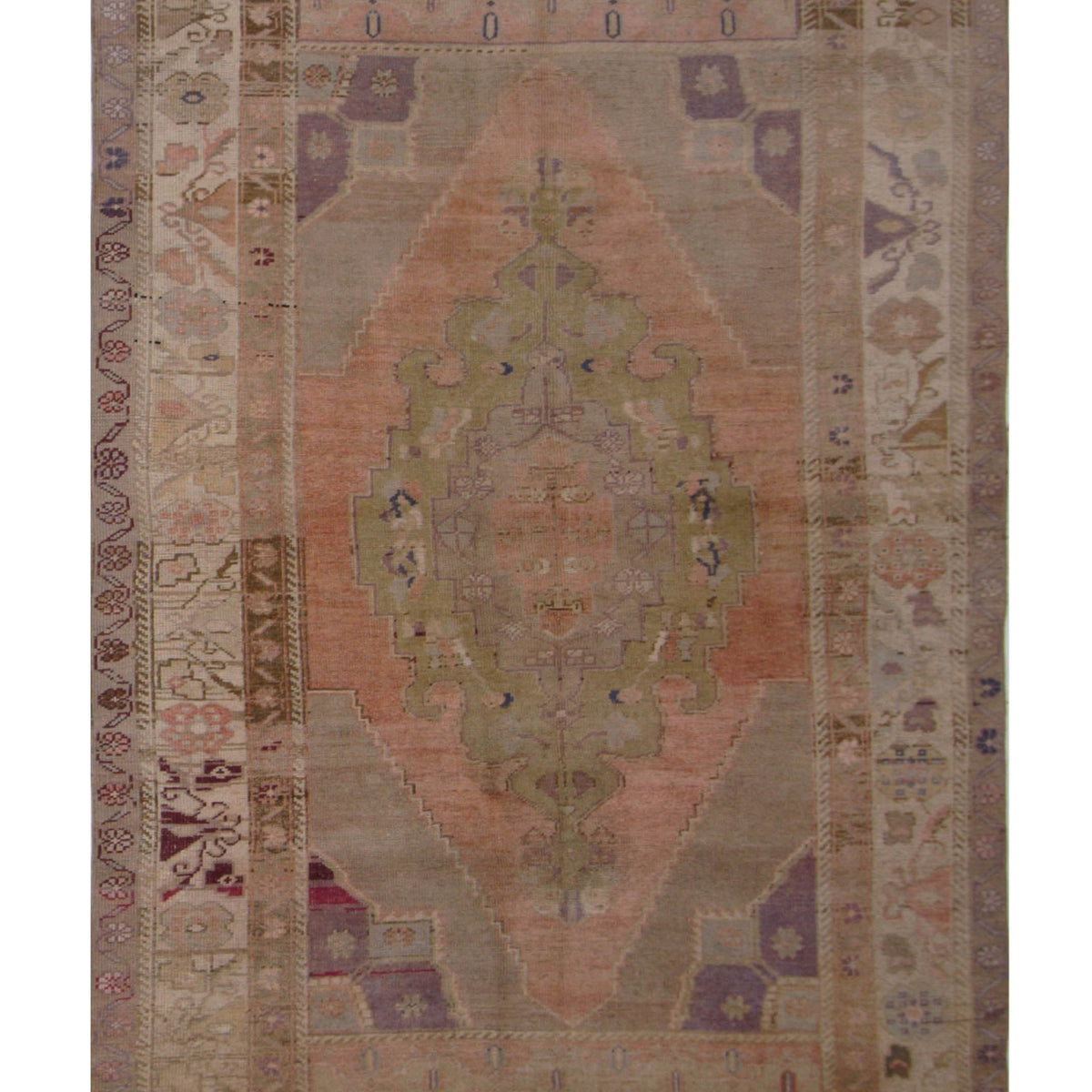 Pacific Antique Ushak  Coral Beige Transitional