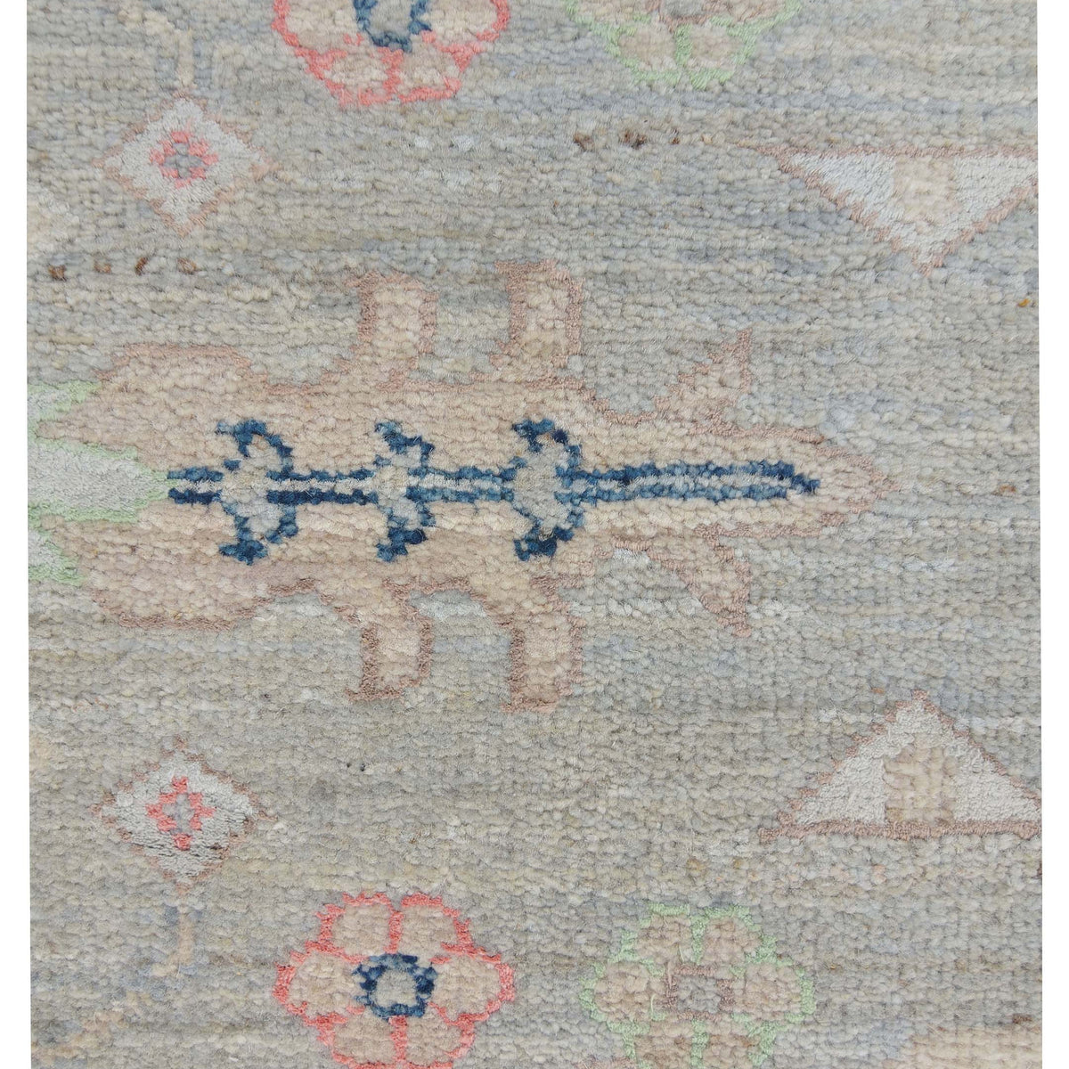 Pacific Ziegler Silk Route 43275 Grey Ivory Traditional Hand Knotted Rug