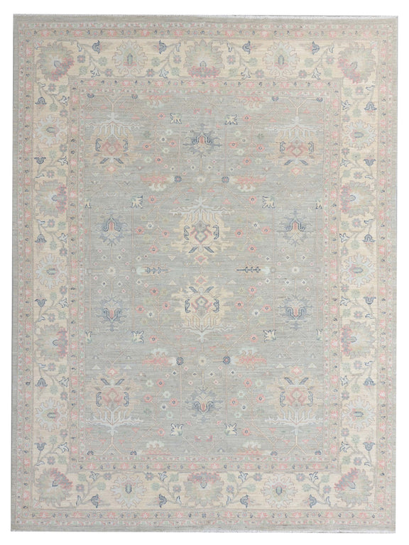 Pacific Ziegler Silk Route  Grey Ivory Traditional