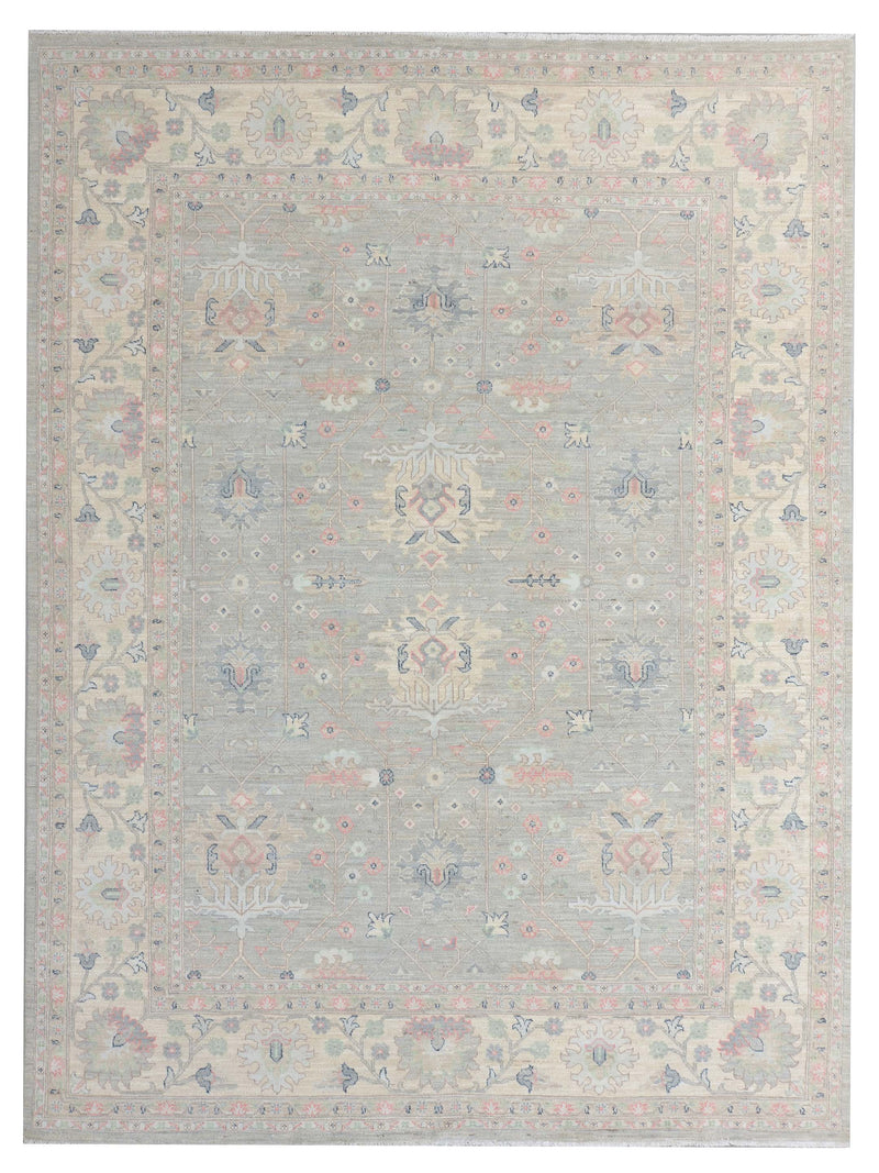 Pacific Ziegler Silk Route  Grey Ivory Traditional