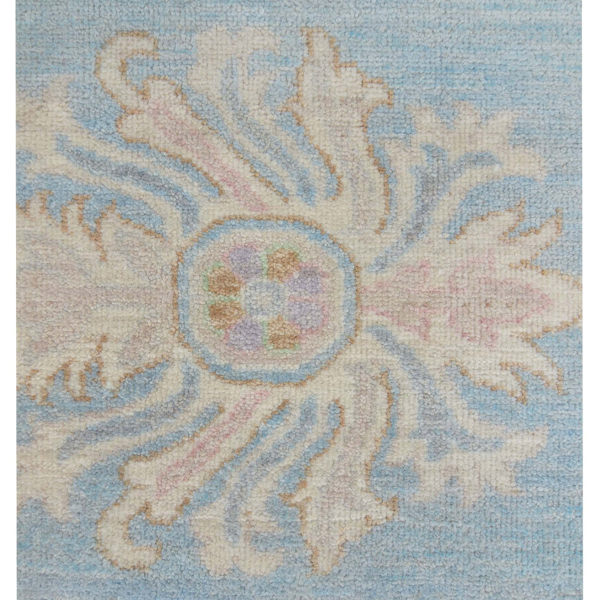 Pacific Ziegler 43276 Lt.Blue Ivory Traditional Hand Knotted Rug
