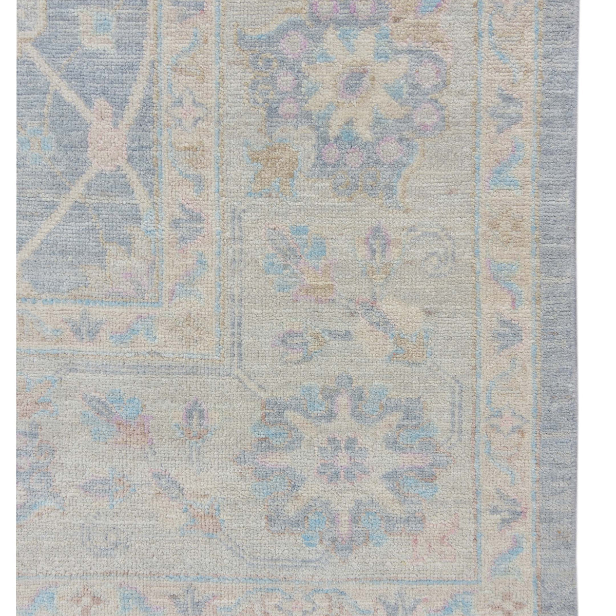 Pacific Ziegler 43277 Grey Ivory Traditional Hand Knotted Rug