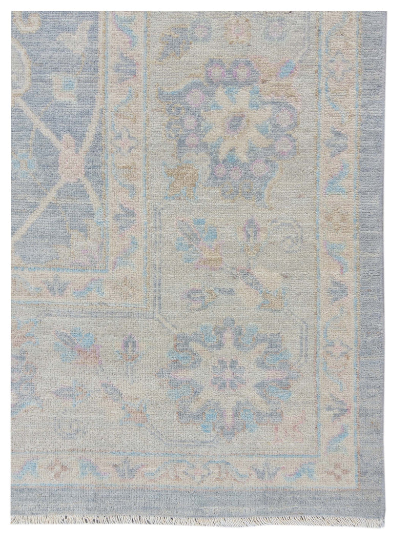 Pacific Ziegler 43277 Grey Ivory Traditional Hand Knotted Rug