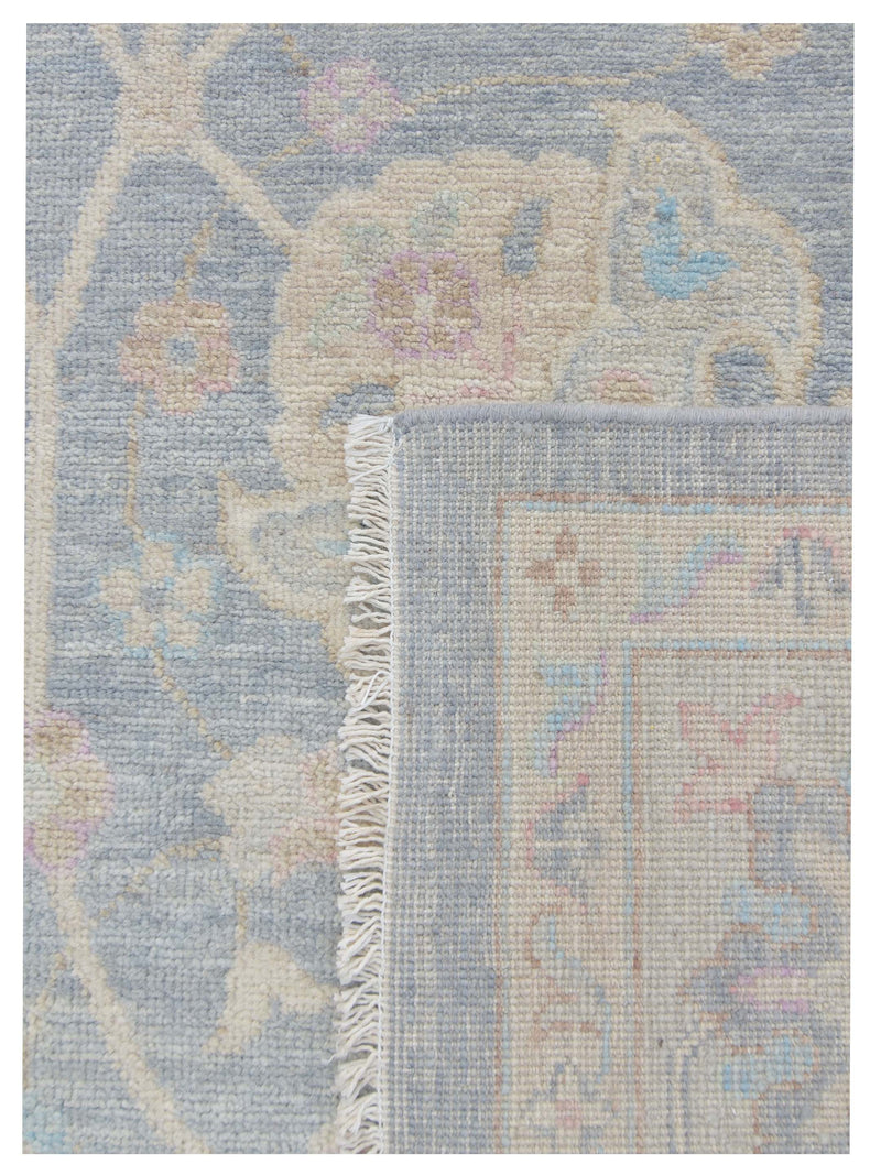 Pacific Ziegler 43277 Grey Ivory Traditional Hand Knotted Rug