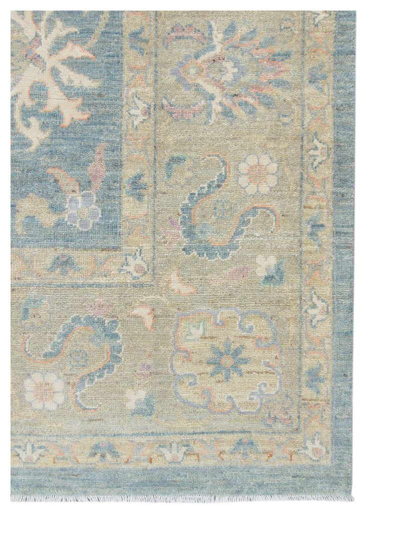 Pacific Ziegler Silk Route 43280 Grey Beige Traditional Hand Knotted Rug