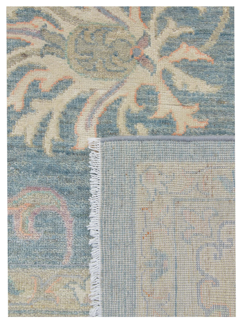 Pacific Ziegler Silk Route 43280 Grey Beige Traditional Hand Knotted Rug