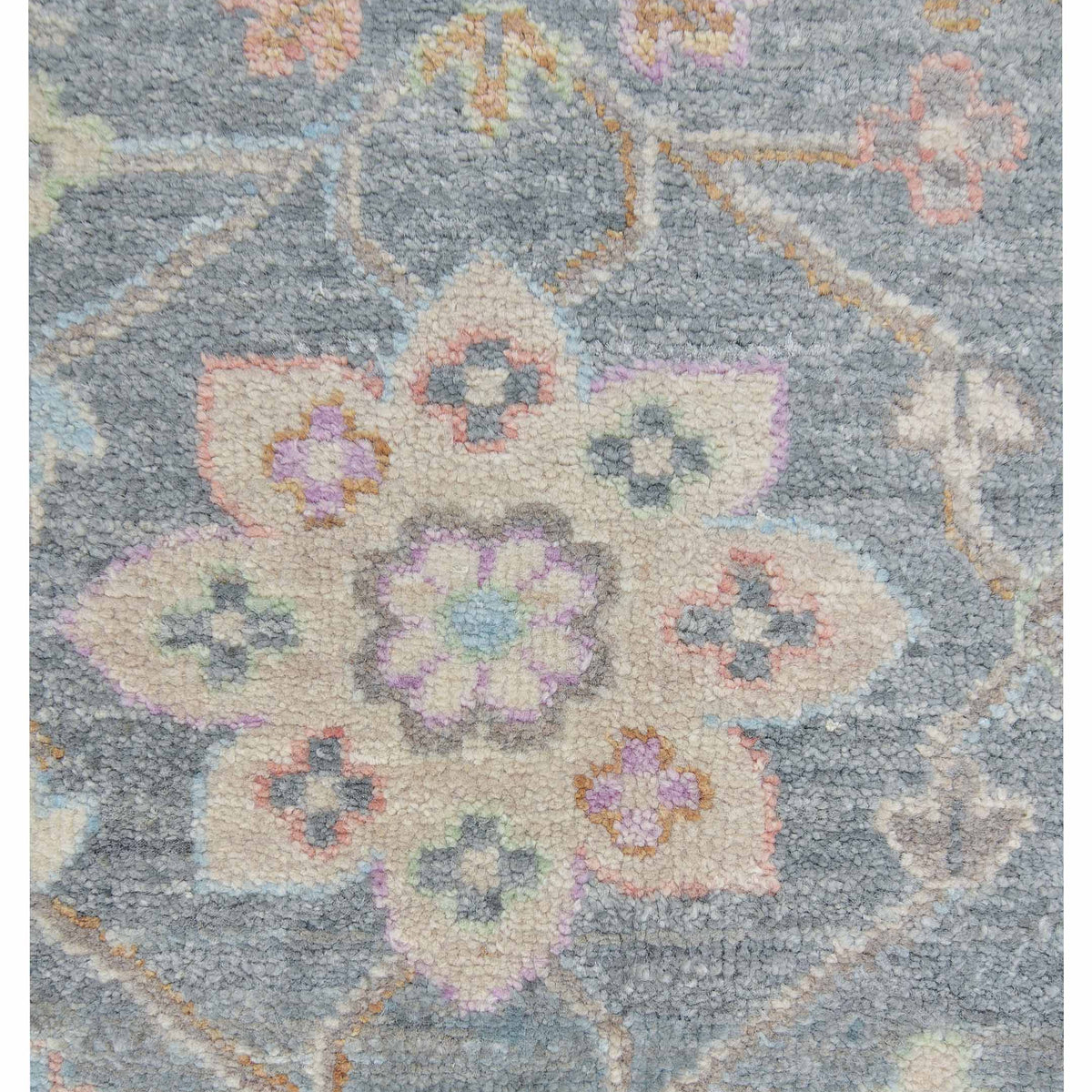 Pacific Ziegler 43287 Grey Ivory Traditional Hand Knotted Rug