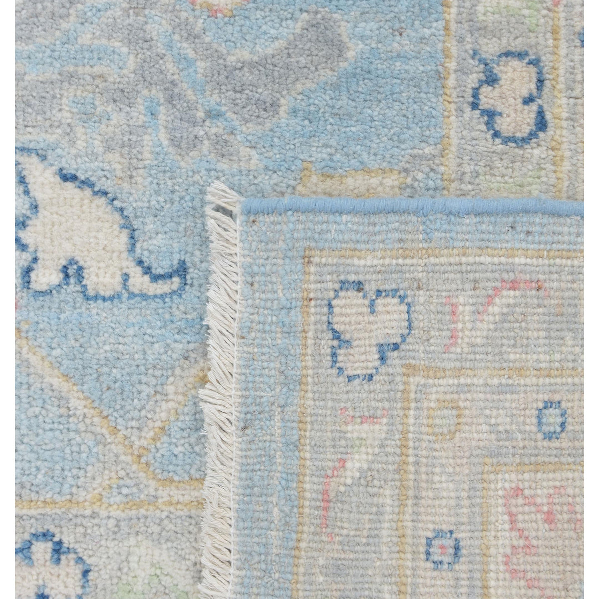 Pacific Ziegler 43288 Lt.Blue Ivory Traditional Hand Knotted Rug