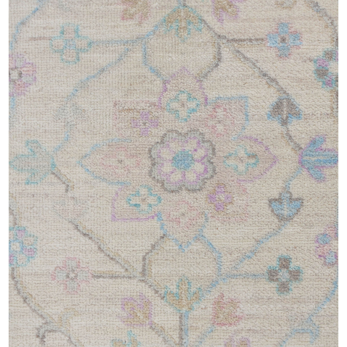 Pacific Ziegler 43289 Ivory Brown Traditional Hand Knotted Rug
