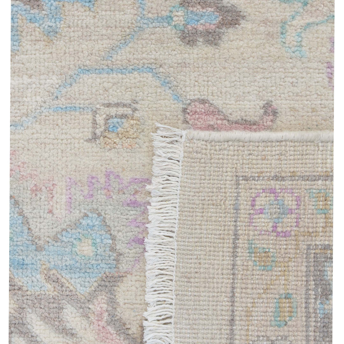Pacific Ziegler 43289 Ivory Brown Traditional Hand Knotted Rug