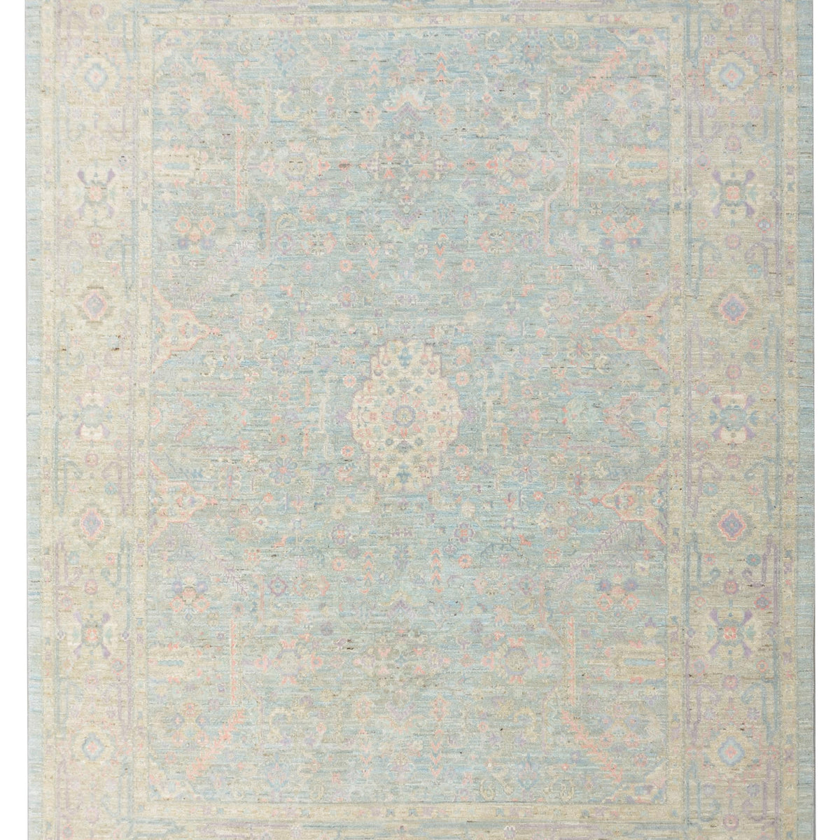 Pacific Ziegler Silk Route  Lt.Blue Ivory Traditional