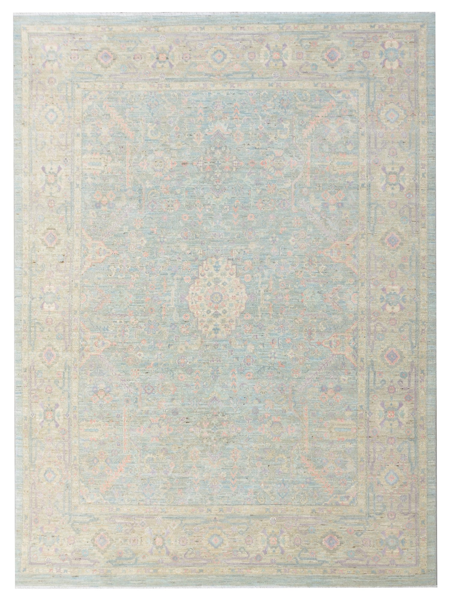 Pacific Ziegler Silk Route  Lt.Blue Ivory Traditional