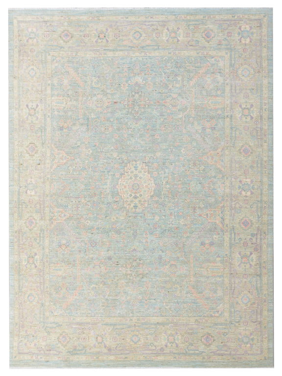 Pacific Ziegler Silk Route  Lt.Blue Ivory Traditional