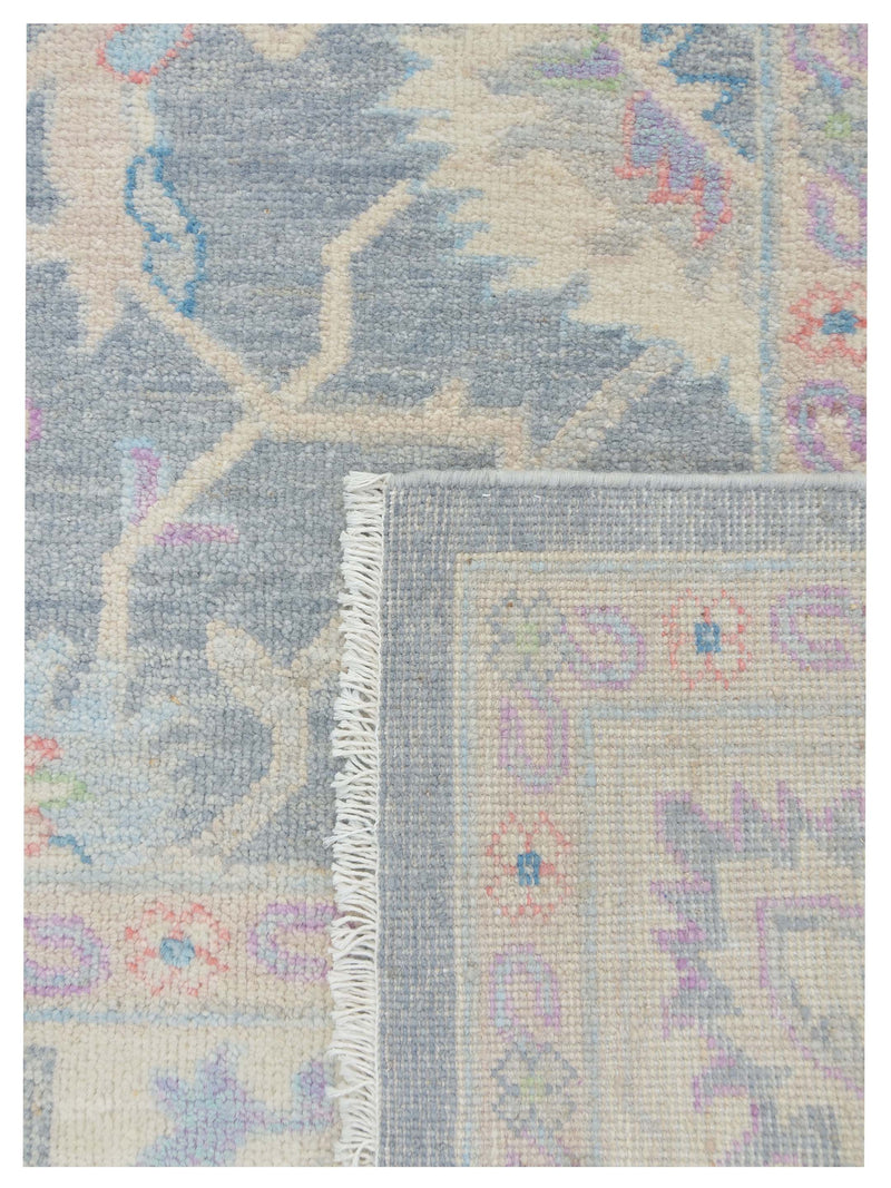 Pacific Ziegler 43292 Grey Ivory Traditional Hand Knotted Rug
