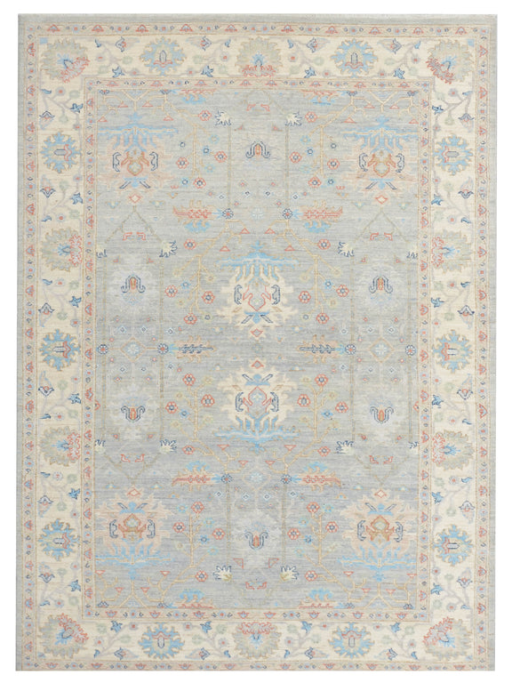 Pacific Ziegler Silk Route  Grey Ivory Traditional