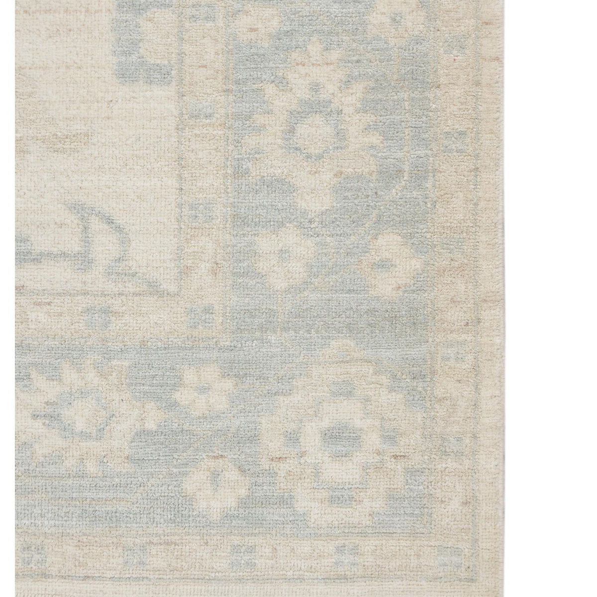 Pacific Agra 43299 Cream Cream Transitional Hand Knotted Rug