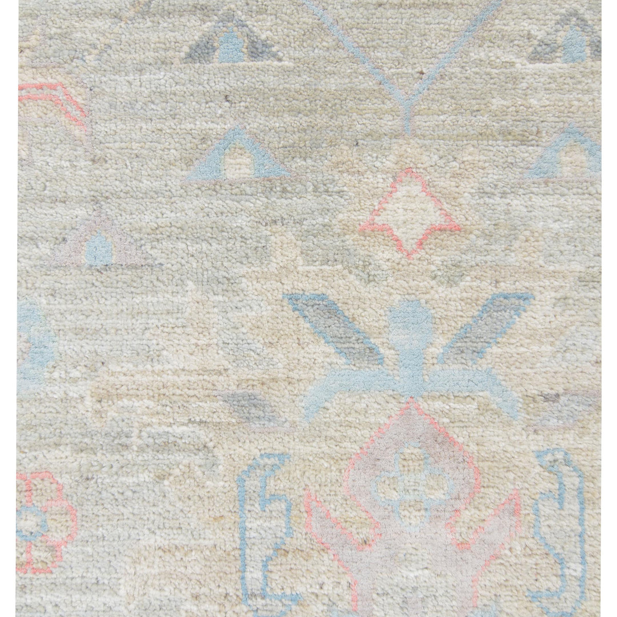 Pacific Ziegler Silk Route 43305 Grey Ivory Traditional Hand Knotted Rug
