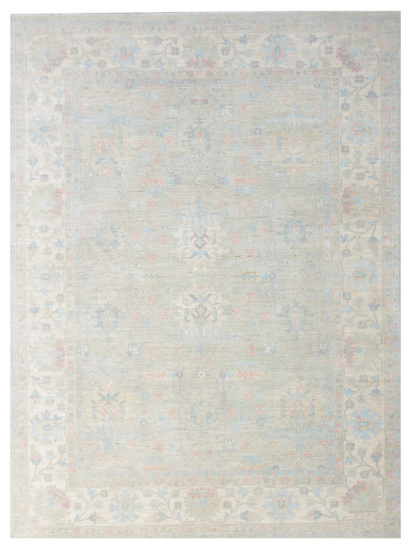 Pacific Ziegler Silk Route  Grey Ivory Traditional