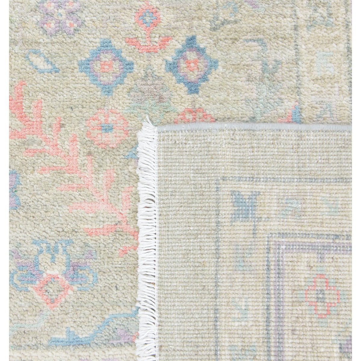 Pacific Ziegler Silk Route 43309 Grey Ivory Traditional Hand Knotted Rug