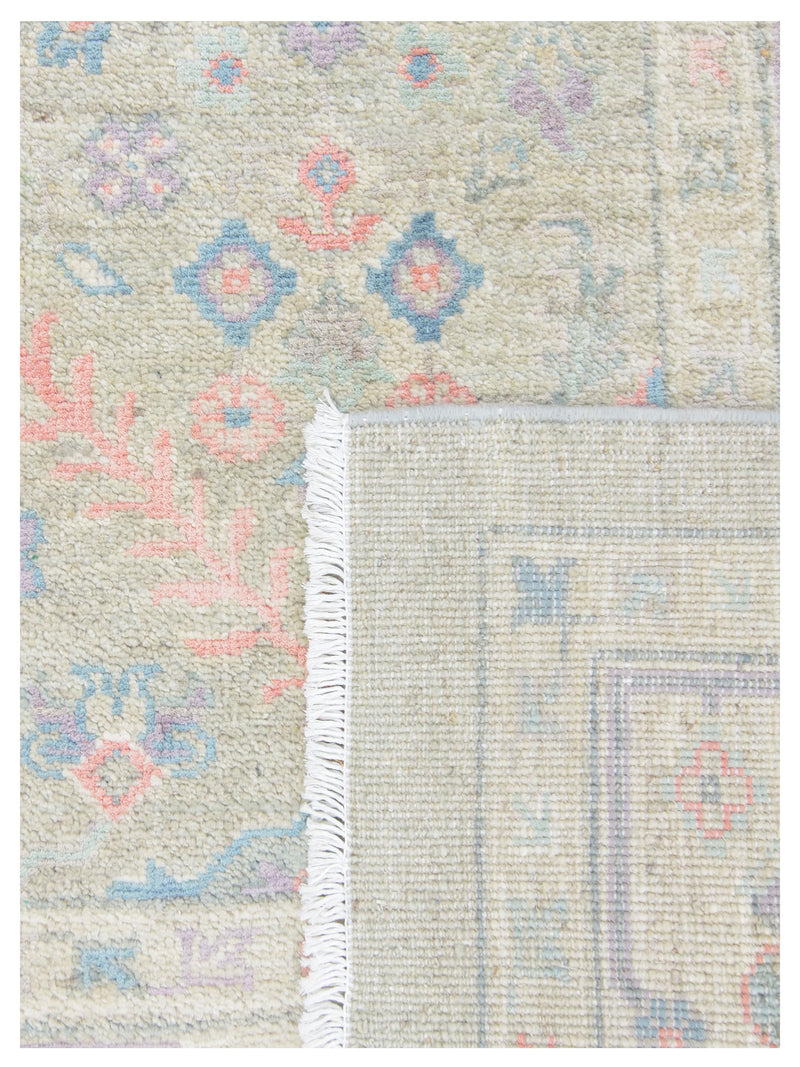 Pacific Ziegler Silk Route 43309 Grey Ivory Traditional Hand Knotted Rug