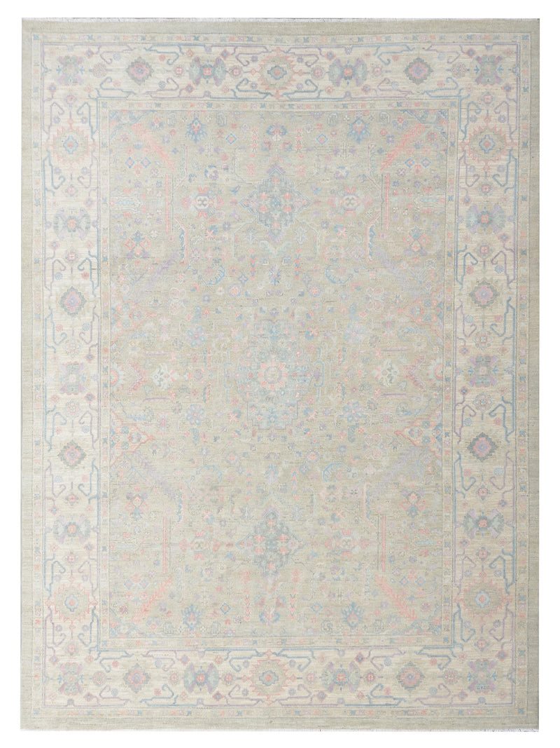 Pacific Ziegler Silk Route  Grey Ivory Traditional