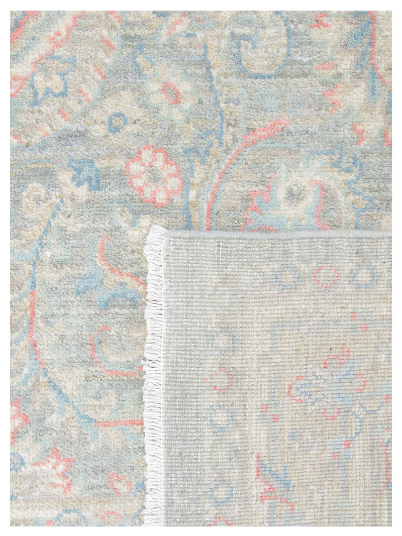 Pacific Ziegler Silk Route 43310 Grey Ivory Traditional Hand Knotted Rug