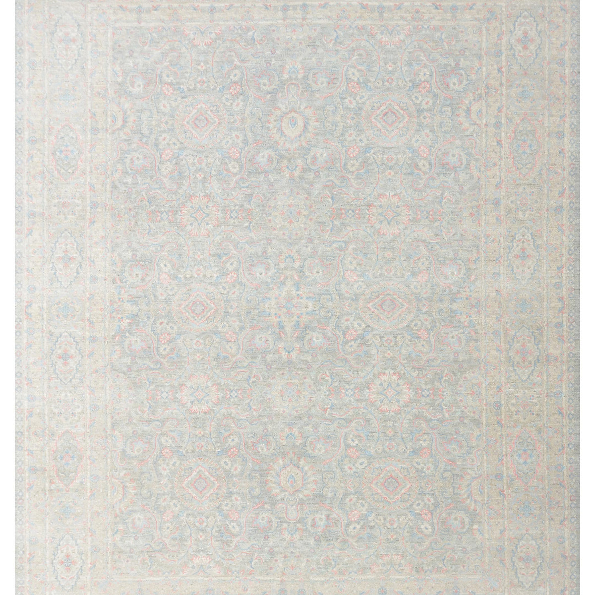 Pacific Ziegler Silk Route  Grey Ivory Traditional