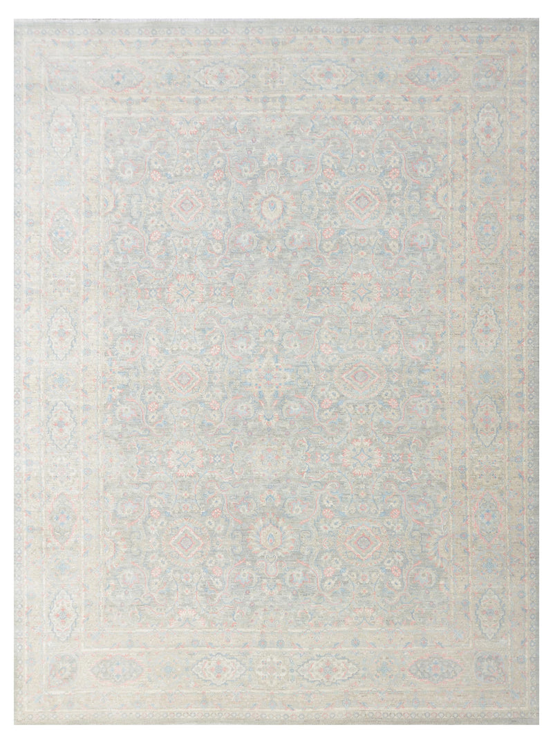 Pacific Ziegler Silk Route  Grey Ivory Traditional