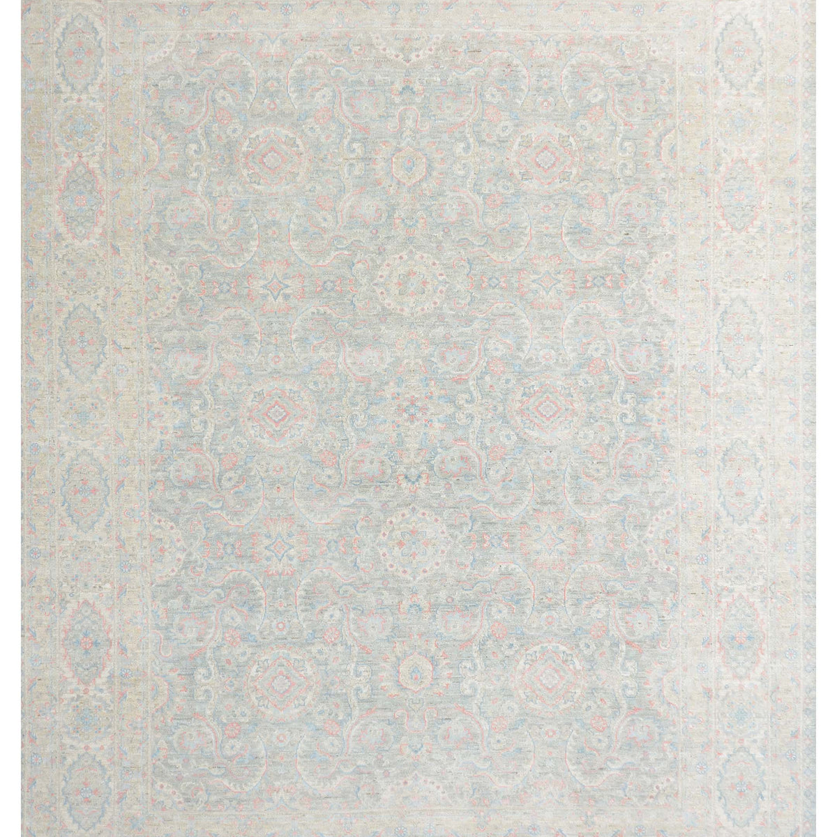 Pacific Ziegler Silk Route  Grey Ivory Traditional