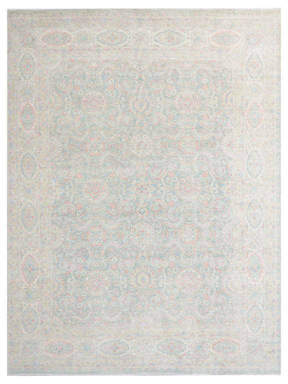 Pacific Ziegler Silk Route  Grey Ivory Traditional