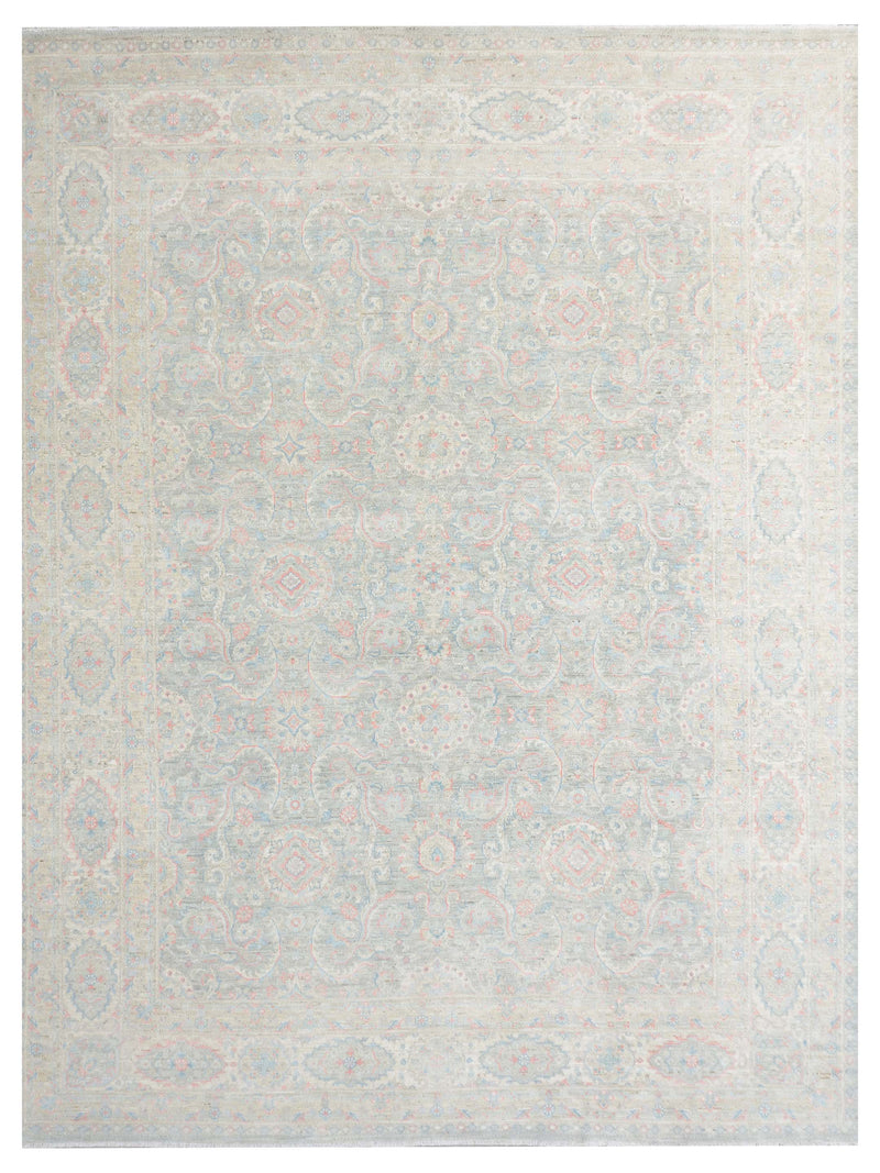 Pacific Ziegler Silk Route  Grey Ivory Traditional