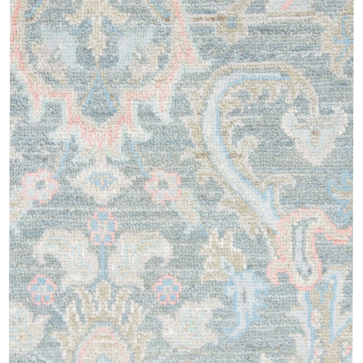 Pacific Ziegler Silk Route 43313 Grey Grey Traditional Hand Knotted Rug