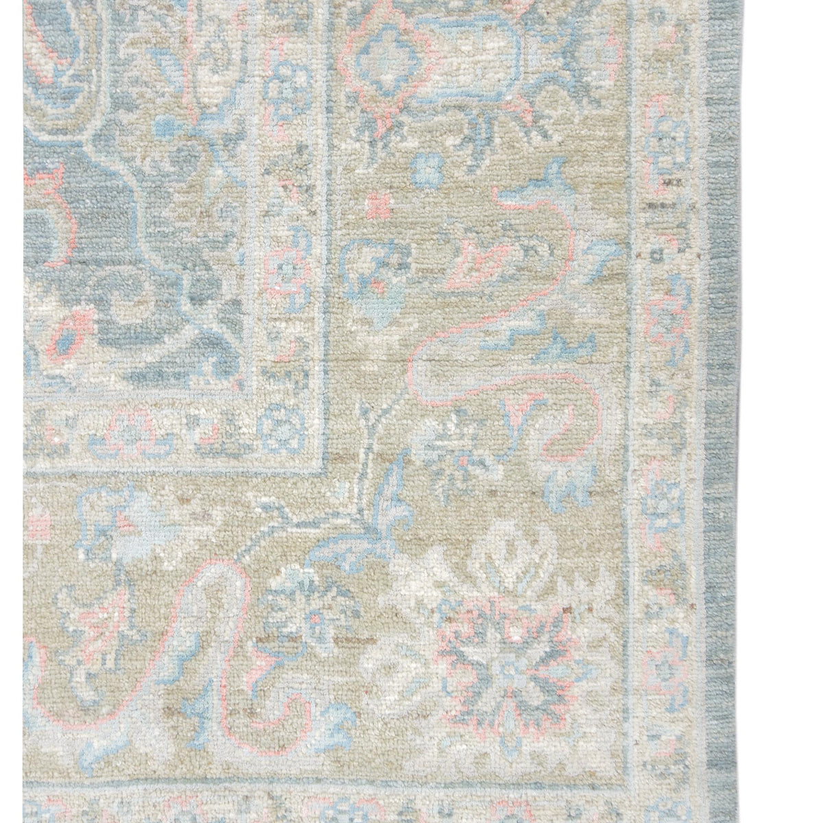 Pacific Ziegler Silk Route 43313 Grey Grey Traditional Hand Knotted Rug