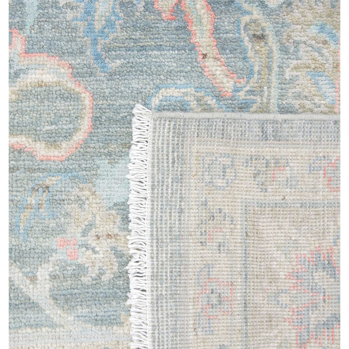Pacific Ziegler Silk Route 43313 Grey Grey Traditional Hand Knotted Rug