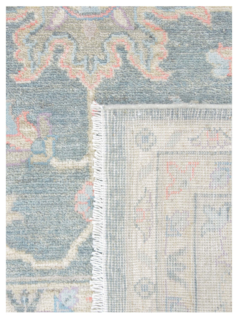 Pacific Ziegler Silk Route 43314 Grey Ivory Traditional Hand Knotted Rug