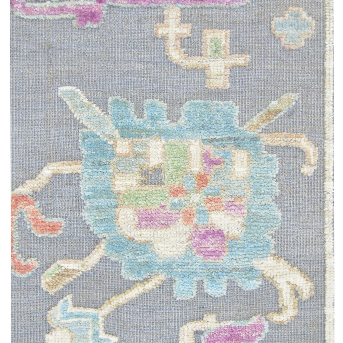 Pacific Dara 43316 Grey Multi Traditional Hand Knotted Rug