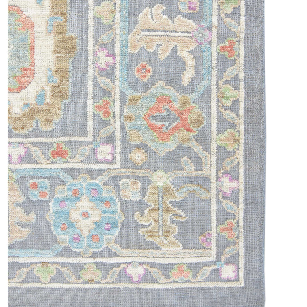 Pacific Dara 43316 Grey Multi Traditional Hand Knotted Rug