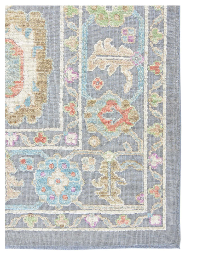 Pacific Dara 43316 Grey Multi Traditional Hand Knotted Rug