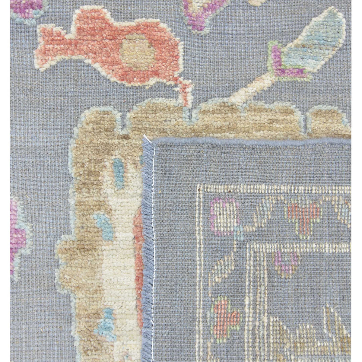 Pacific Dara 43316 Grey Multi Traditional Hand Knotted Rug