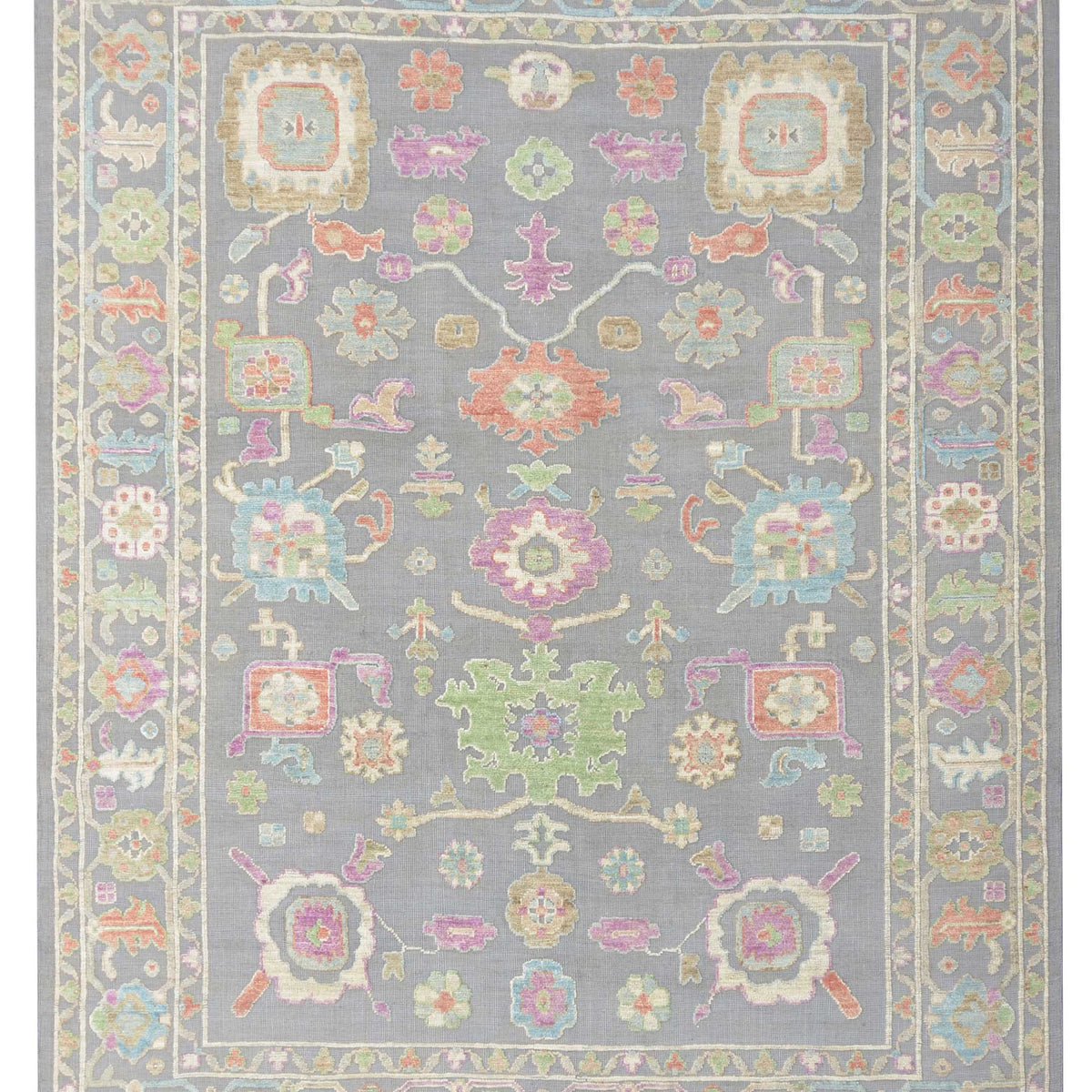 Pacific Dara   Grey Multi Traditional