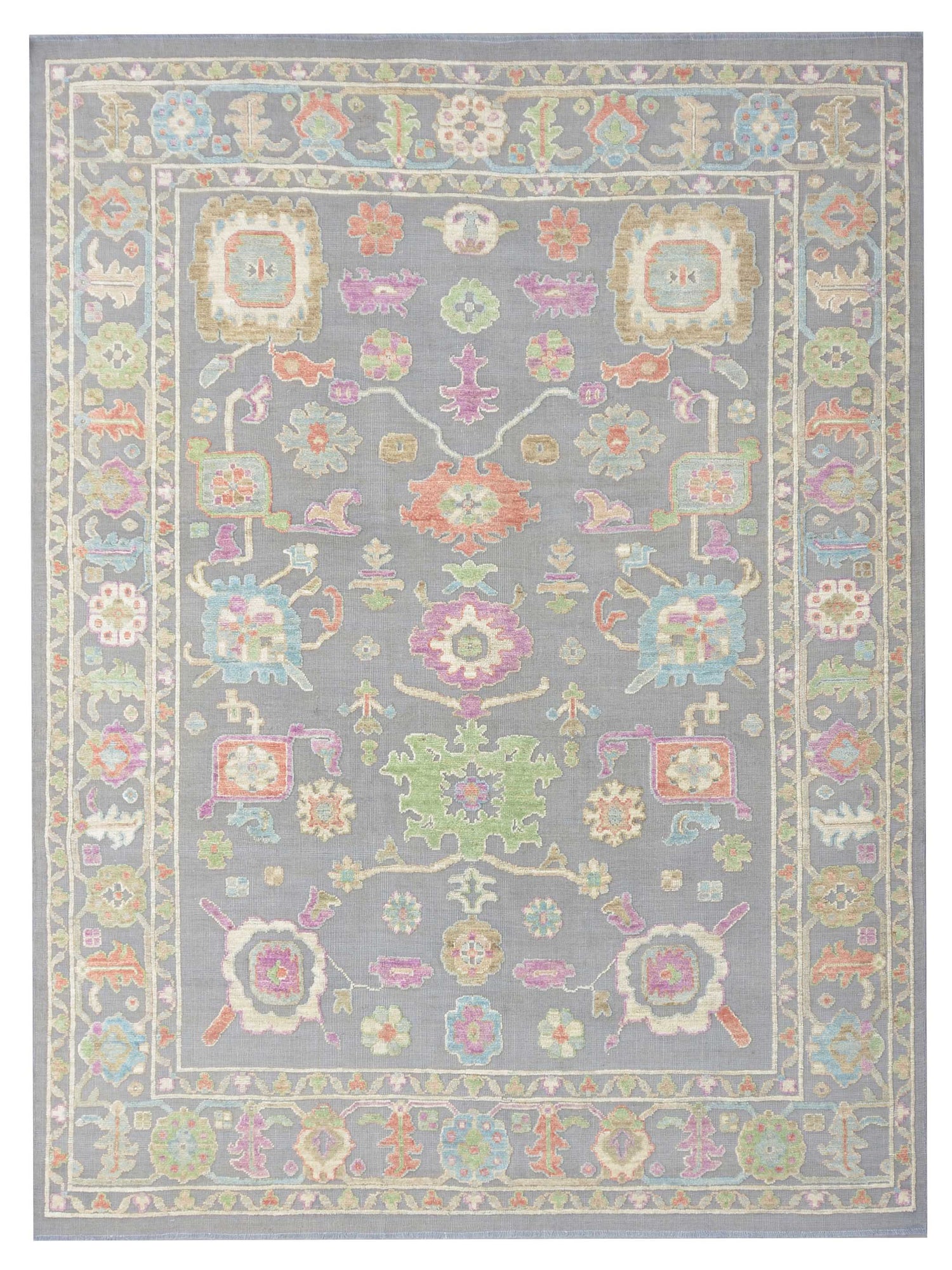 Pacific Dara   Grey Multi Traditional