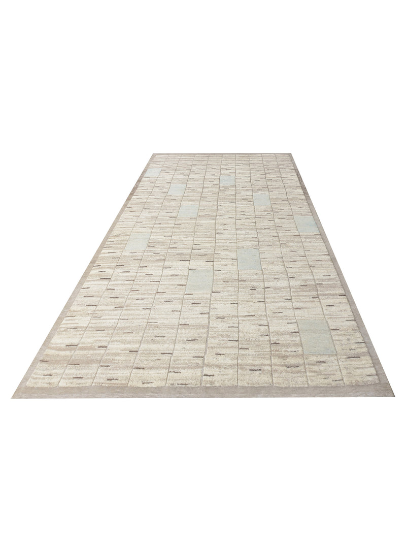 Pacific Moroccan 43317 Natural Natural Transitional Hand Knotted Rug