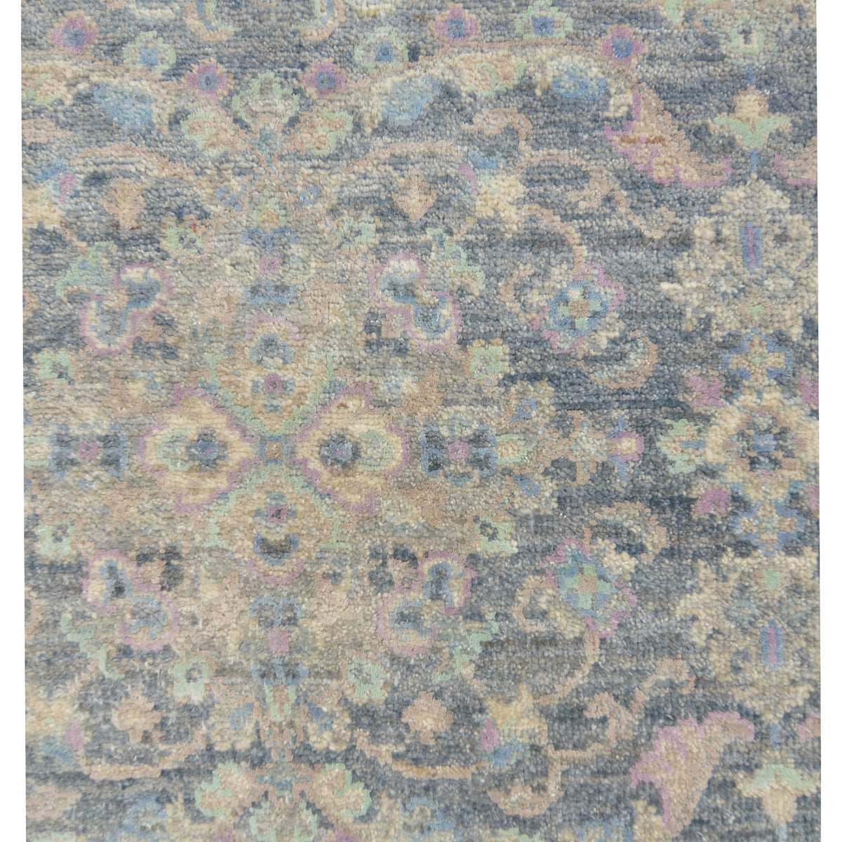 Pacific Ziegler Silk Route 43318 D.Grey Ivory Traditional Hand Knotted Rug